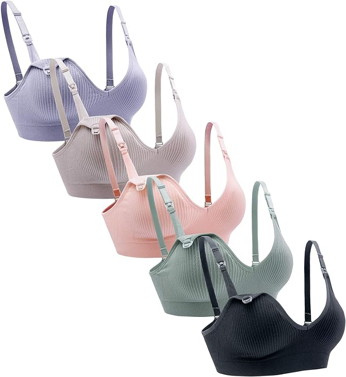 5 pack favorite nursing bras