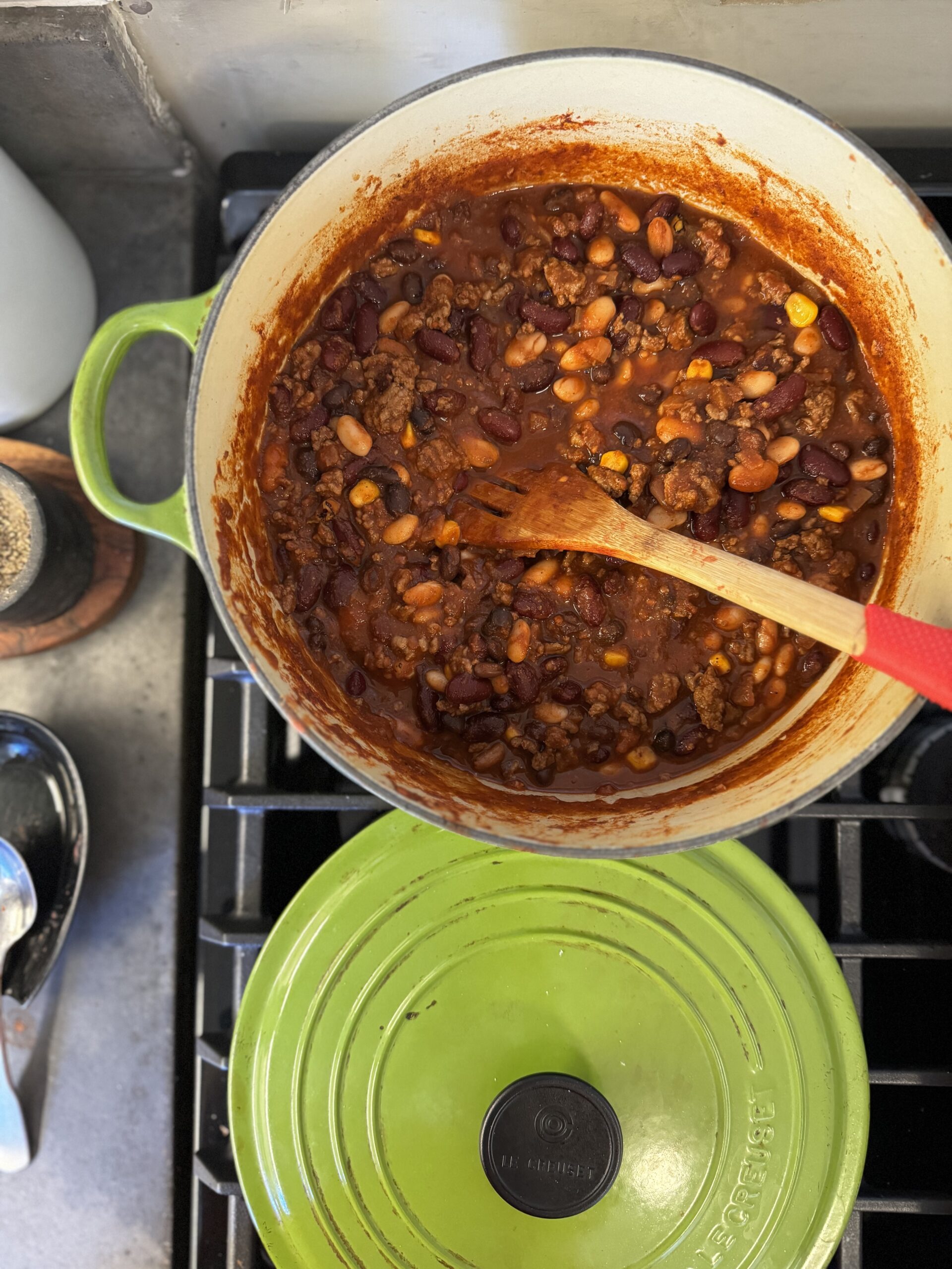 postpartum chili for new mama meal prep