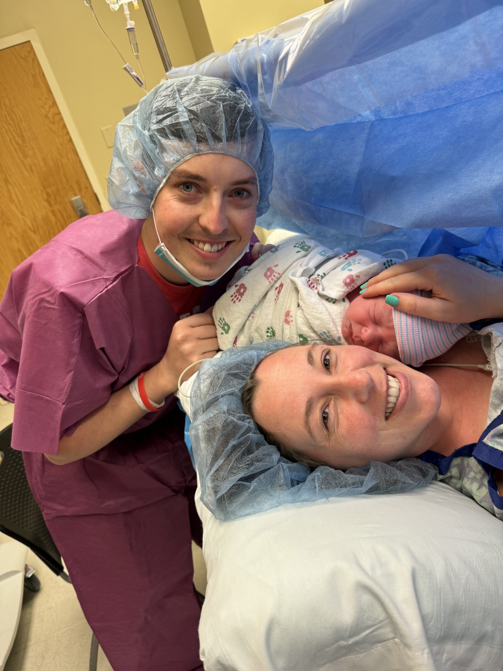 Courtney Horton Birth Pic