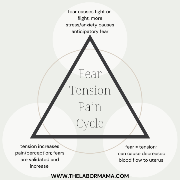 graphic of fear tension pain cycle