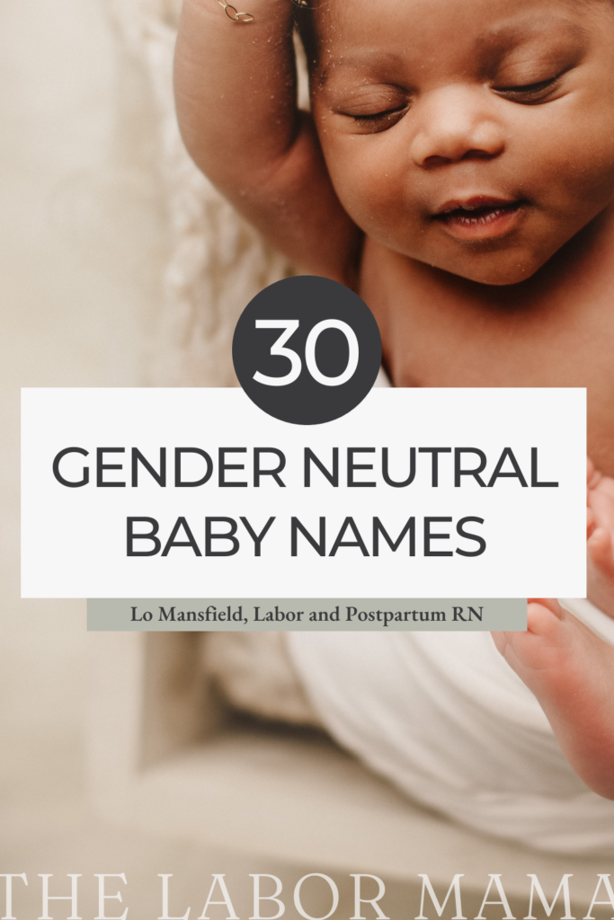 image for 30 different gender neutral baby names