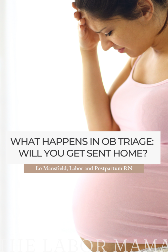 pregnant women in labor going to triage
