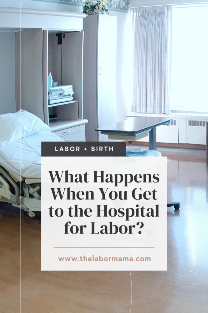 pic of hospital room for labor and birth
