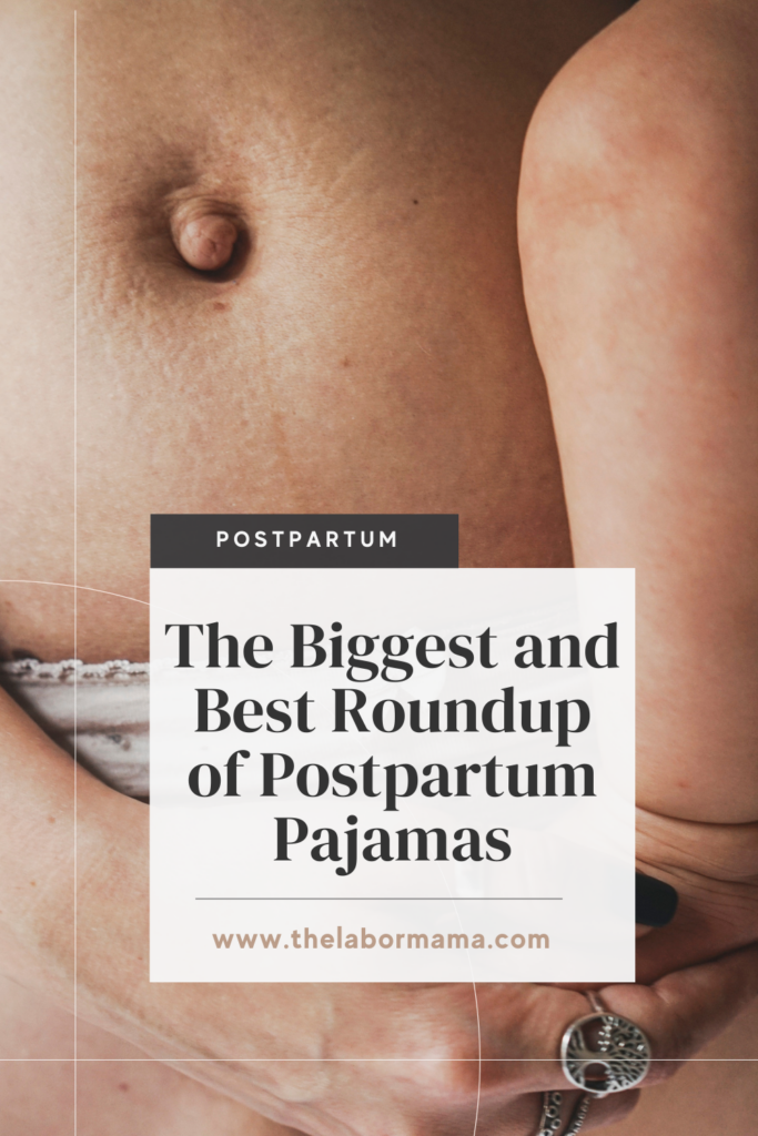 postpartum belly and baby
